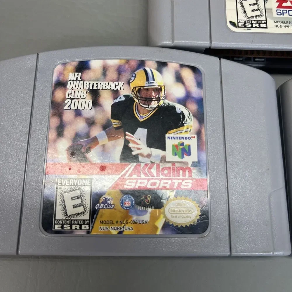 NFL Quarterback Club 2000 (Nintendo 64, N64 NHL 99 Madden 2000 NFL Lot Of 3